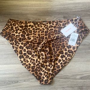 Good American Leopard bikini bottom